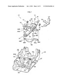 COLUMN-MOUNTED KNEE AIRBAG DEVICE diagram and image