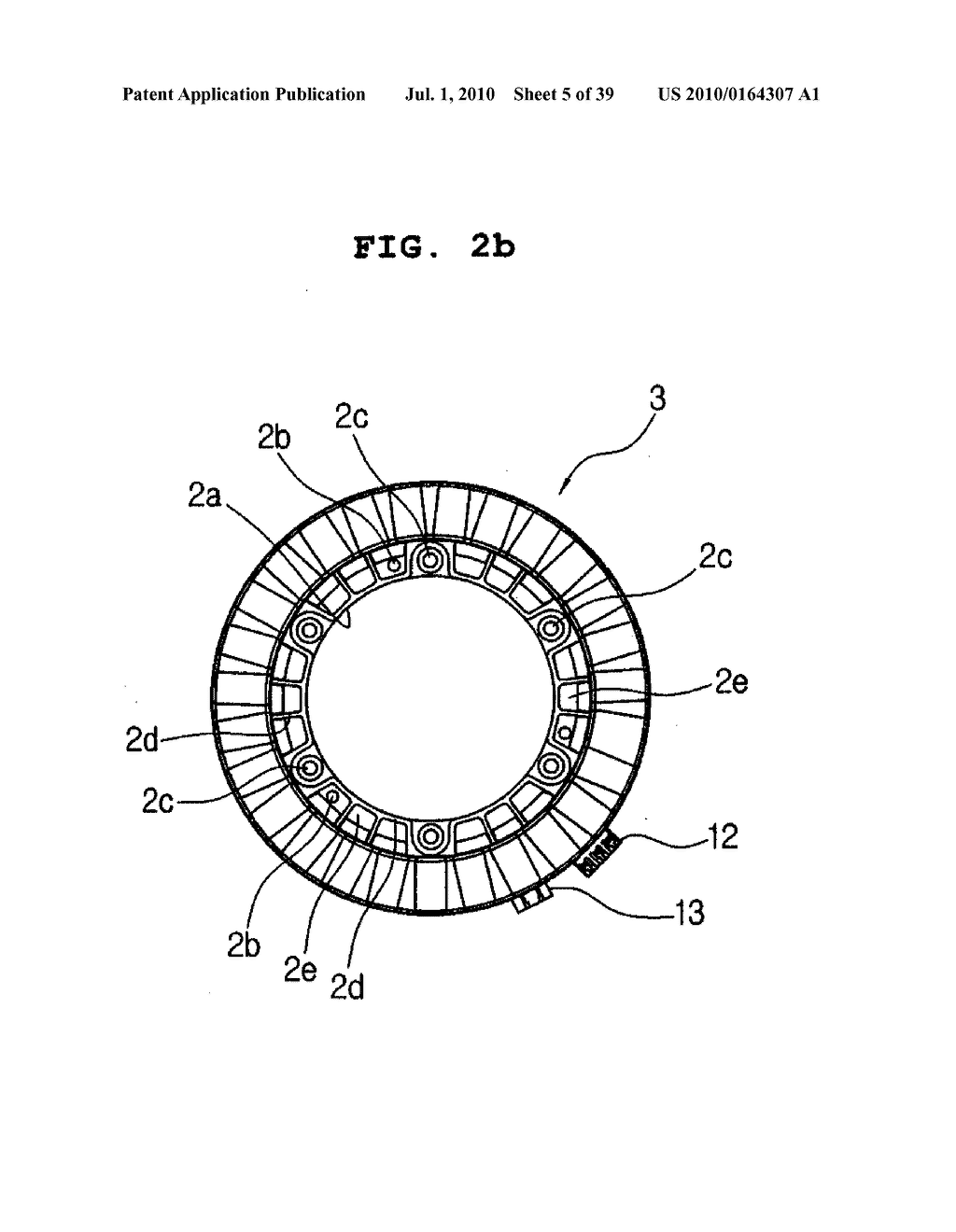 METHOD OF MAKING INTEGRATED STATOR, BRUSHLESS DIRECT-CURRENT MOTOR OF RADIAL CORE TYPE DOUBLE ROTOR STRUCTURE USING THE INTEGRATED STATOR, AND METHOD OF MAKING THE SAME - diagram, schematic, and image 06