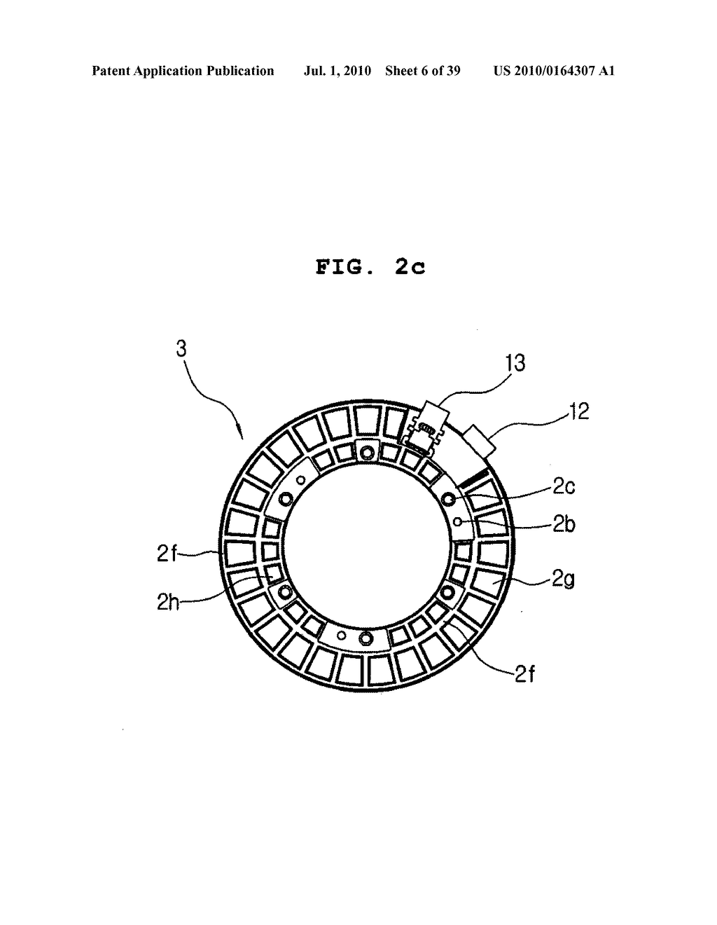 METHOD OF MAKING INTEGRATED STATOR, BRUSHLESS DIRECT-CURRENT MOTOR OF RADIAL CORE TYPE DOUBLE ROTOR STRUCTURE USING THE INTEGRATED STATOR, AND METHOD OF MAKING THE SAME - diagram, schematic, and image 07