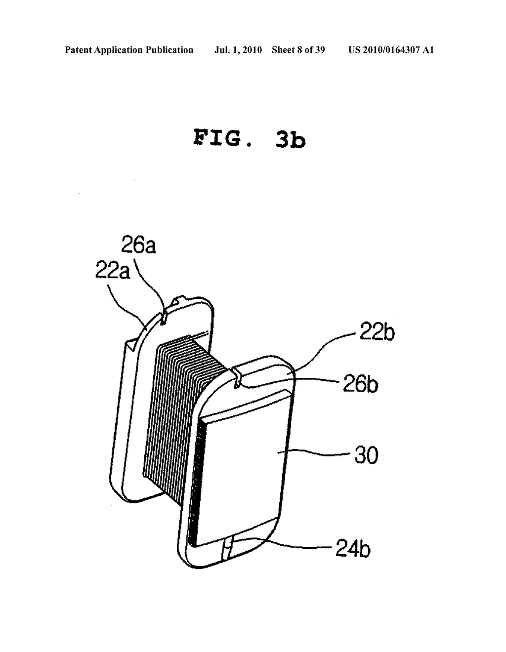 METHOD OF MAKING INTEGRATED STATOR, BRUSHLESS DIRECT-CURRENT MOTOR OF RADIAL CORE TYPE DOUBLE ROTOR STRUCTURE USING THE INTEGRATED STATOR, AND METHOD OF MAKING THE SAME - diagram, schematic, and image 09