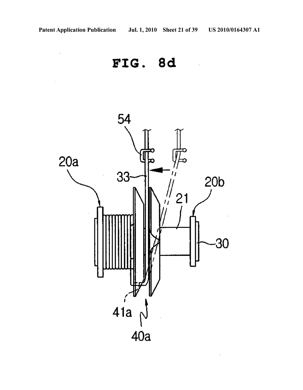 METHOD OF MAKING INTEGRATED STATOR, BRUSHLESS DIRECT-CURRENT MOTOR OF RADIAL CORE TYPE DOUBLE ROTOR STRUCTURE USING THE INTEGRATED STATOR, AND METHOD OF MAKING THE SAME - diagram, schematic, and image 22