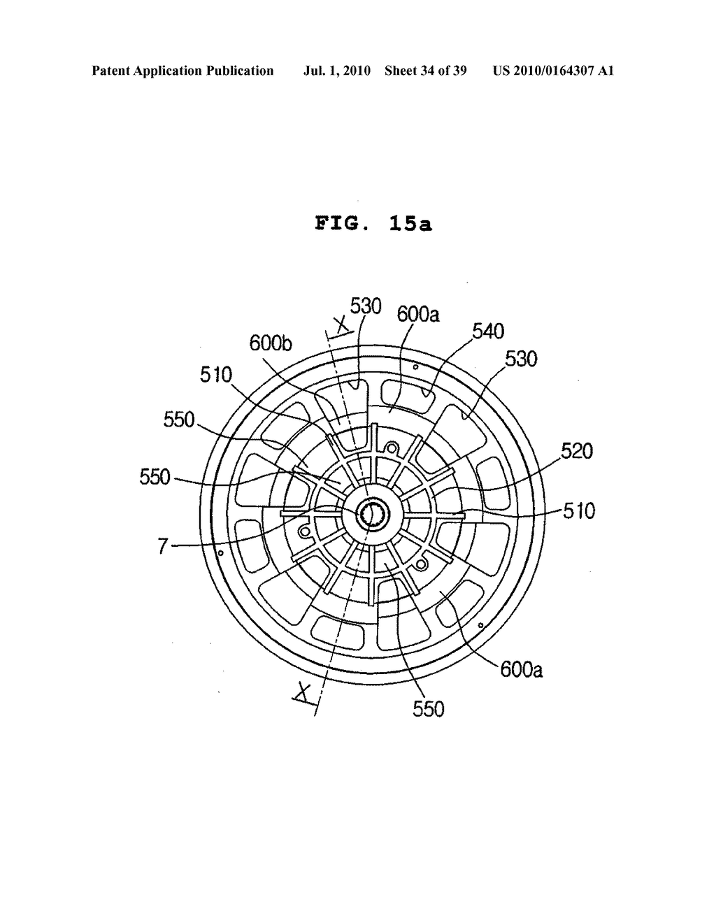 METHOD OF MAKING INTEGRATED STATOR, BRUSHLESS DIRECT-CURRENT MOTOR OF RADIAL CORE TYPE DOUBLE ROTOR STRUCTURE USING THE INTEGRATED STATOR, AND METHOD OF MAKING THE SAME - diagram, schematic, and image 35