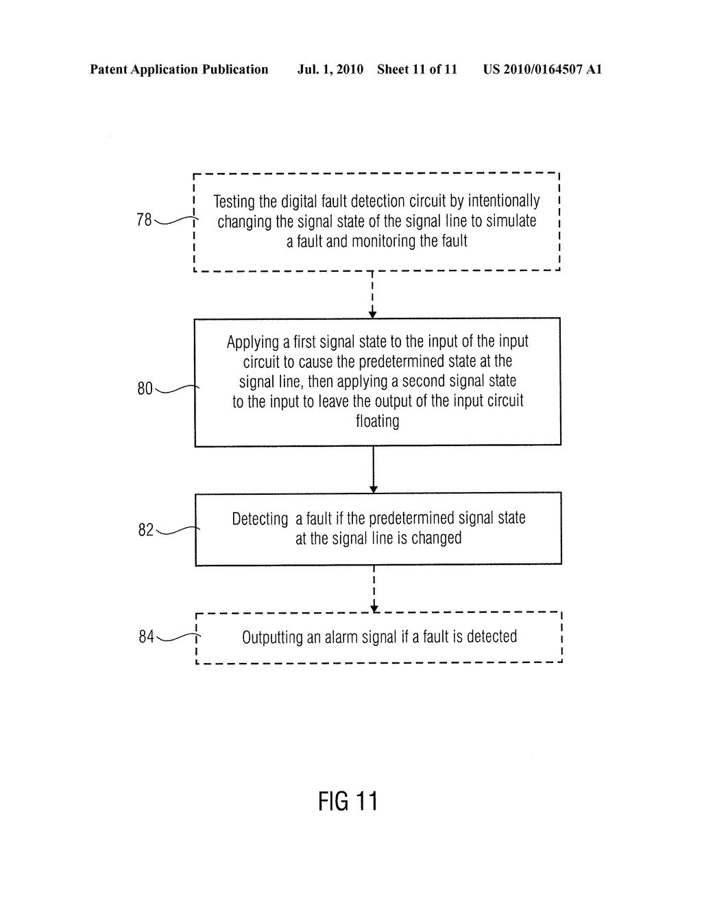 DIGITAL FAULT DETECTION CIRCUIT AND METHOD - diagram, schematic, and image 12