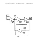 Feedback network for cascaded amplifiers diagram and image