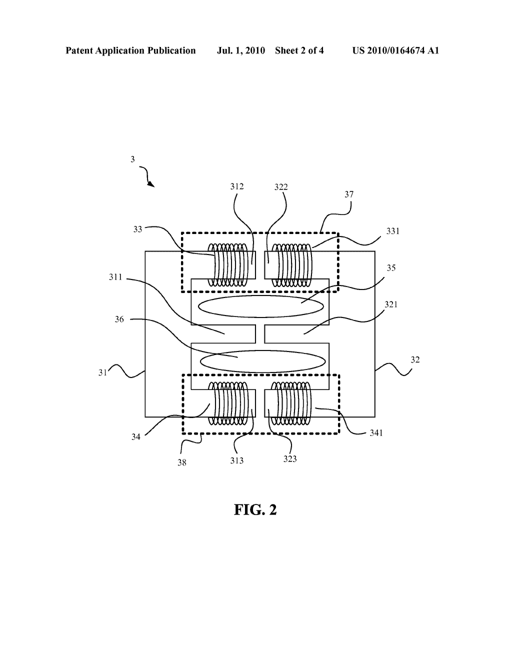 COMBINED TRANSFORMER AND MULTI-LAMP DRIVING CIRCUIT - diagram, schematic, and image 03