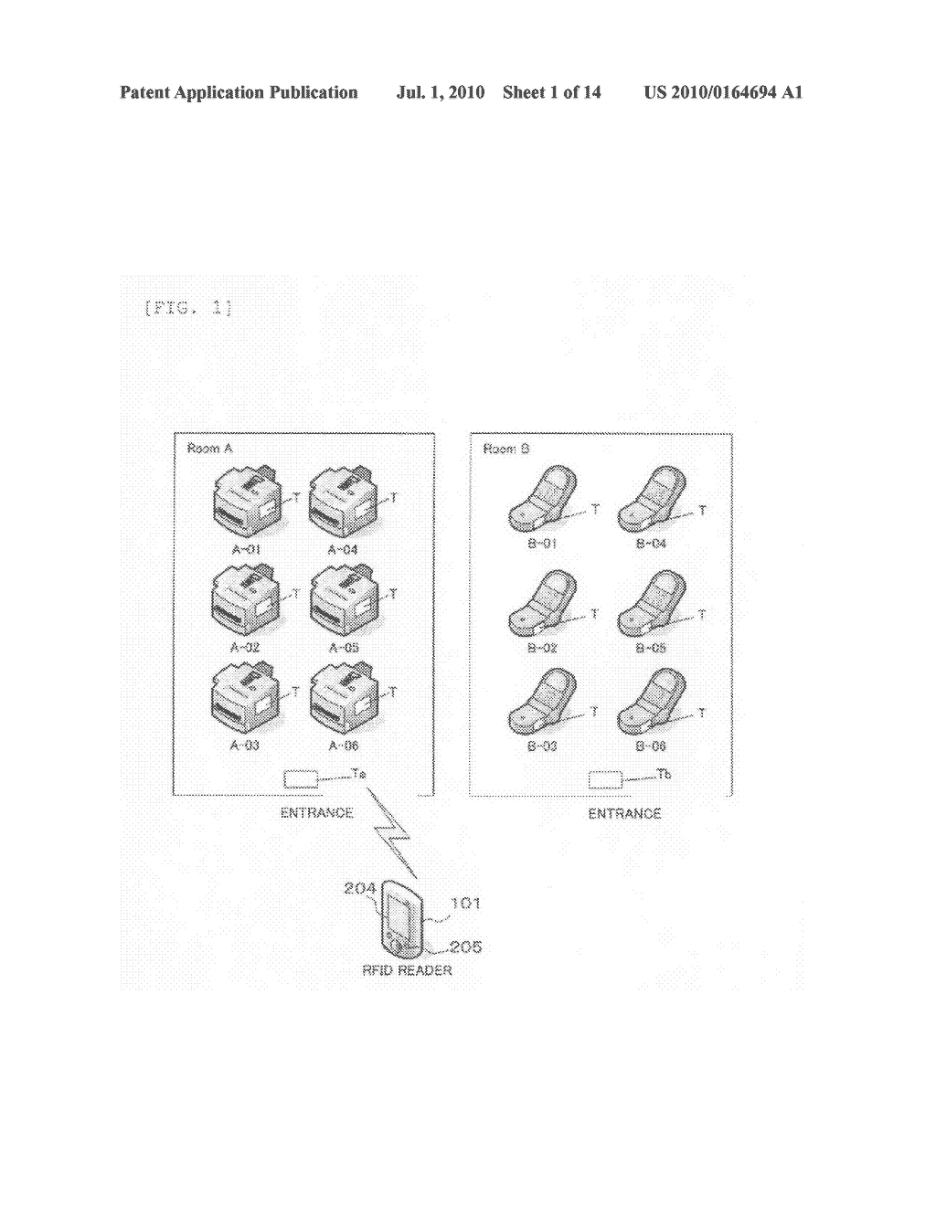 Article inventory device, article inventory system, and article inventory method - diagram, schematic, and image 02