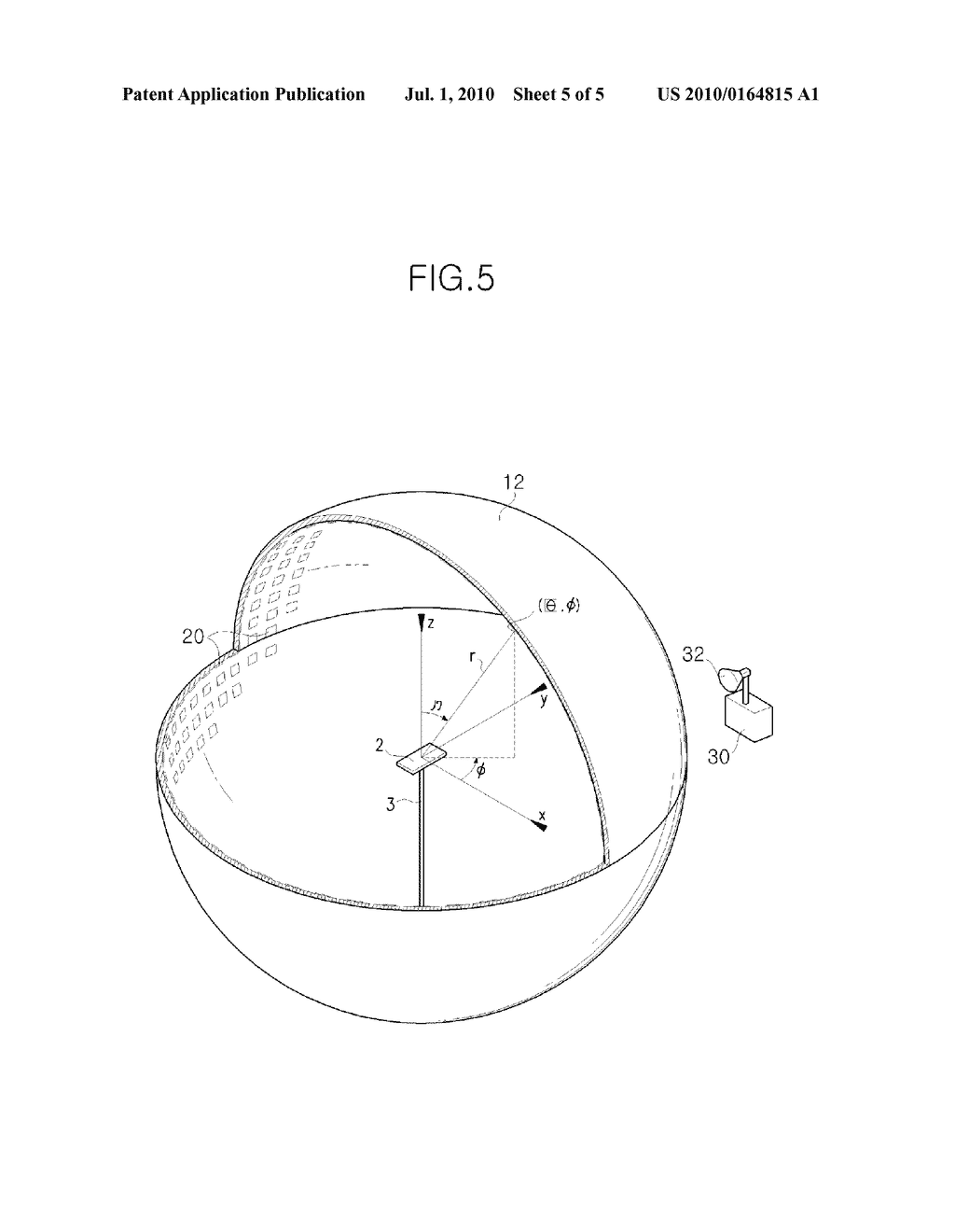 METHOD OF MEASURING RADIATION CHARACTERISTIC OF ANTENNA - diagram, schematic, and image 06