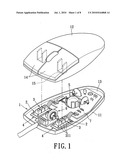 Mouse with adjustable button activating pressure diagram and image