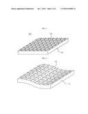 INPUT DEVICE FOR FLEXIBLE DISPLAY DEVICE AND MANUFACTURING METHOD THEREOF diagram and image