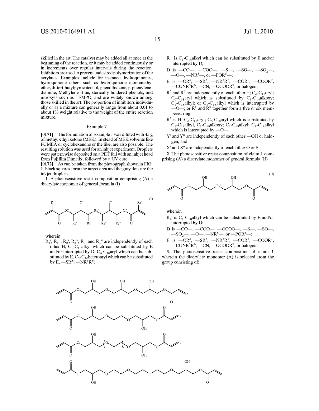 PHOTOSENSITIVE RESIST COMPOSITION FOR COLOR FILTERS FOR USE IN ELECTRONIC PAPER DISPLAY DEVICES - diagram, schematic, and image 17