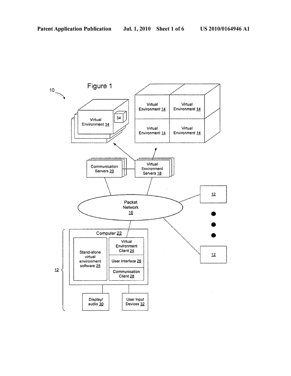 Method and Apparatus for Enhancing Control of an Avatar in a Three Dimensional Computer-Generated Virtual Environment - diagram, schematic, and image 02