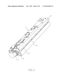 PRINT ENGINE ASSEMBLY WITH ROTATABLE PLATEN DEFINING CAVITY FOR HOLDING BLOTTING MATERIAL diagram and image