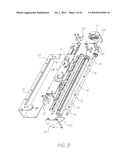 PRINT ENGINE ASSEMBLY WITH ROTATABLE PLATEN DEFINING CAVITY FOR HOLDING BLOTTING MATERIAL diagram and image