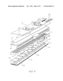 PRINT ENGINE ASSEMBLY WITH ROTATABLE PLATEN DEFINING CAVITY FOR HOLDING BLOTTING MATERIAL diagram and image