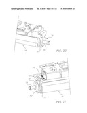 PRINT ENGINE ASSEMBLY WITH ROTATABLE PLATEN DEFINING CAVITY FOR HOLDING BLOTTING MATERIAL diagram and image