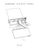 PRINT ENGINE ASSEMBLY WITH ROTATABLE PLATEN DEFINING CAVITY FOR HOLDING BLOTTING MATERIAL diagram and image