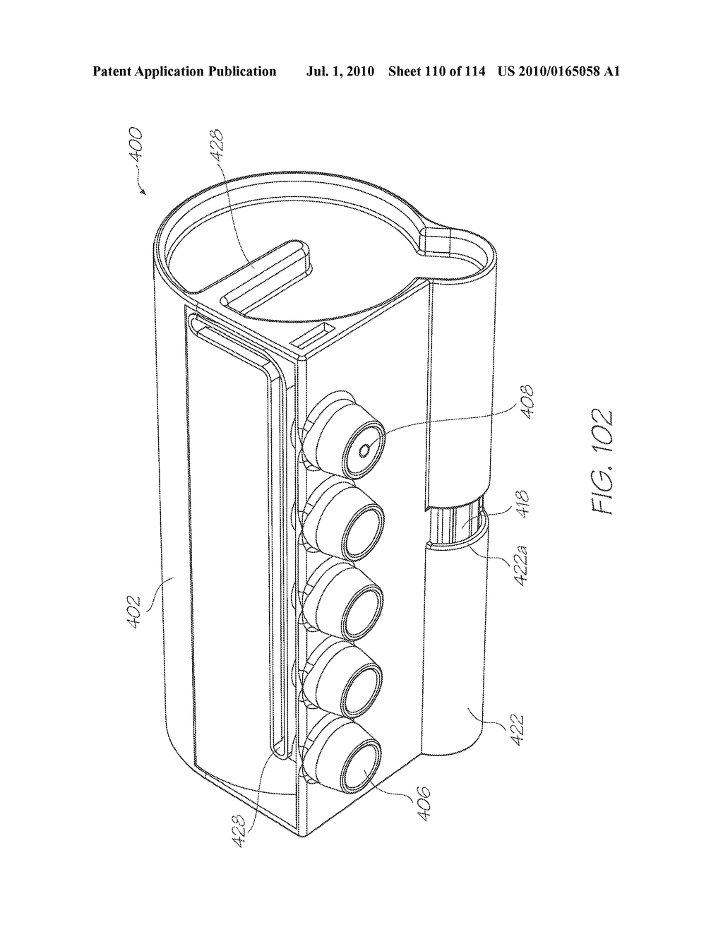 Ink Refill Unit Having Discretely Incrementable Variable Storage Volume - diagram, schematic, and image 111