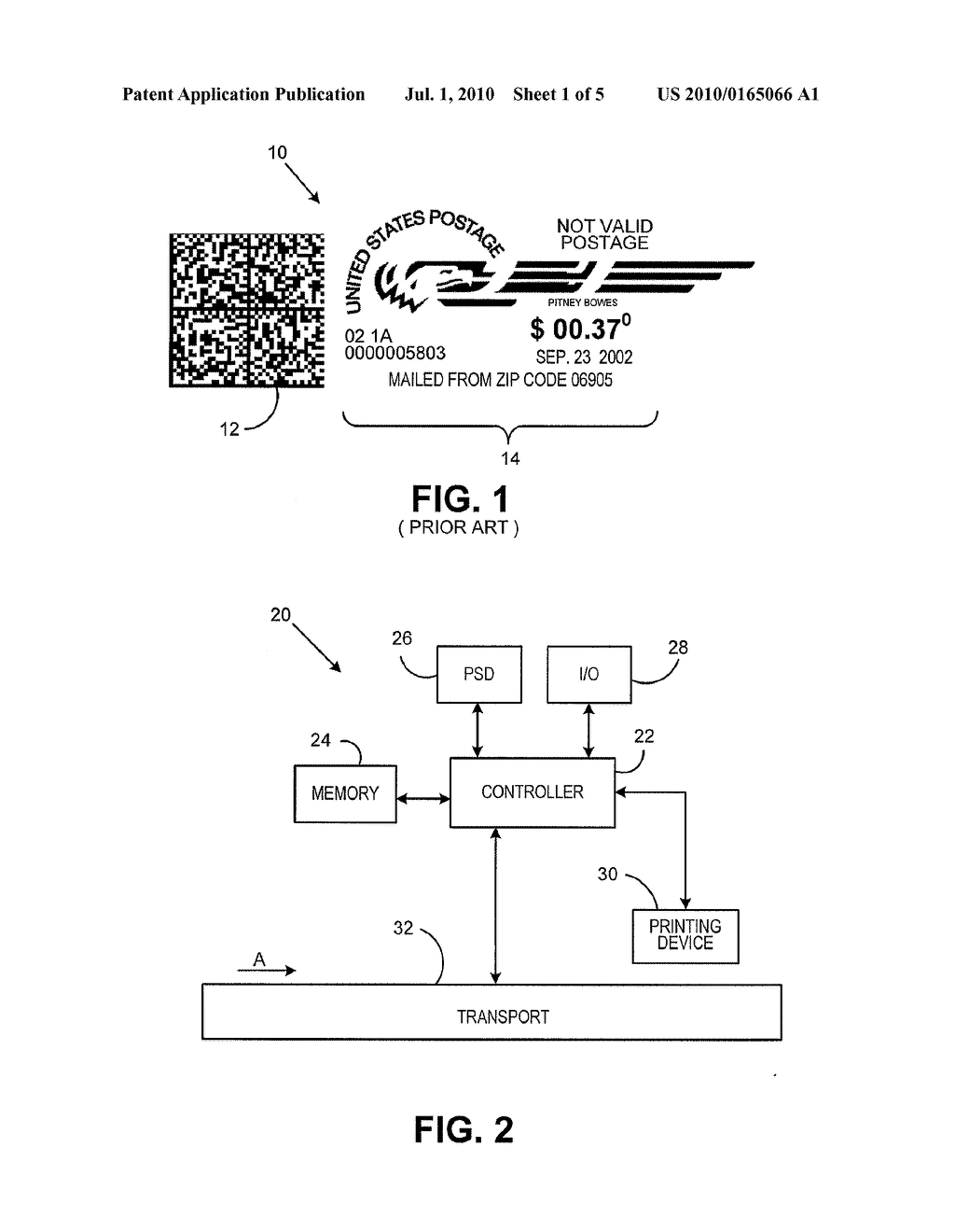 METHOD AND SYSTEM FOR PROVIDING EVIDENCE OF PRINTING IN EVENT OF PRINT HEAD FAILURE - diagram, schematic, and image 02