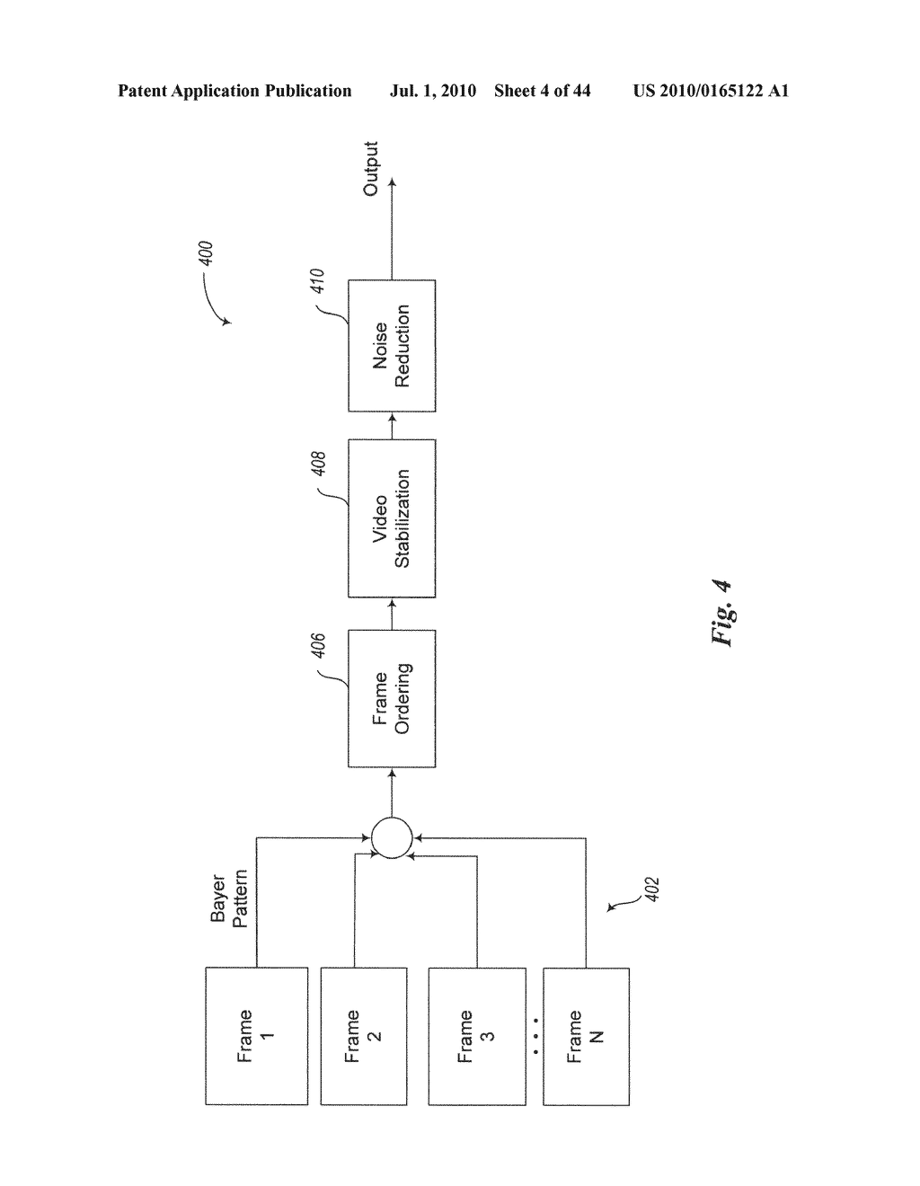Method of merging images and relative method of generating an output image of enhanced quality - diagram, schematic, and image 05
