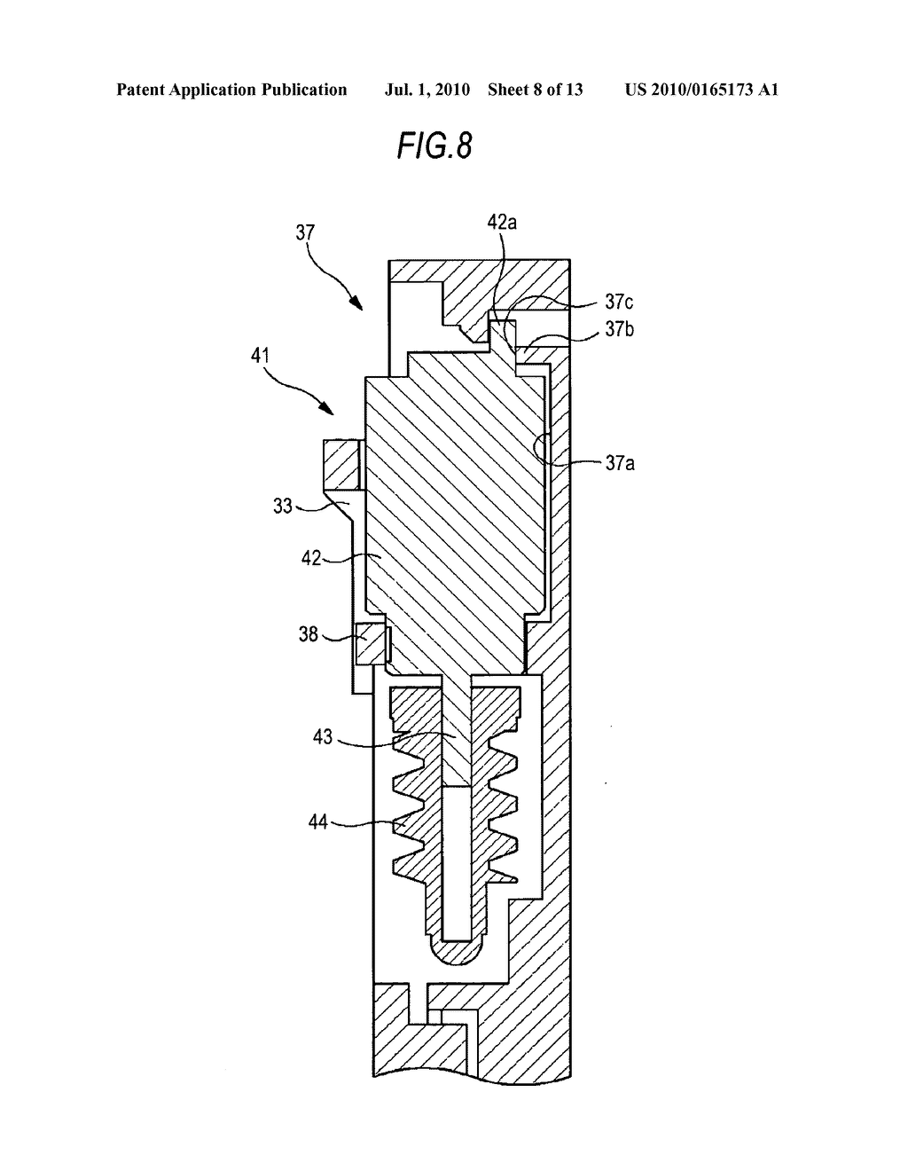 Switching mechanism for optical component, lens barrel, and imaging device - diagram, schematic, and image 09