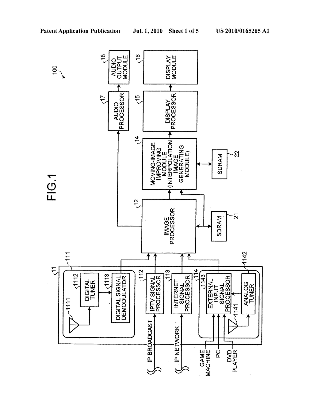 VIDEO SIGNAL SHARPENING APPARATUS, IMAGE PROCESSING APPARATUS, AND VIDEO SIGNAL SHARPENING METHOD - diagram, schematic, and image 02