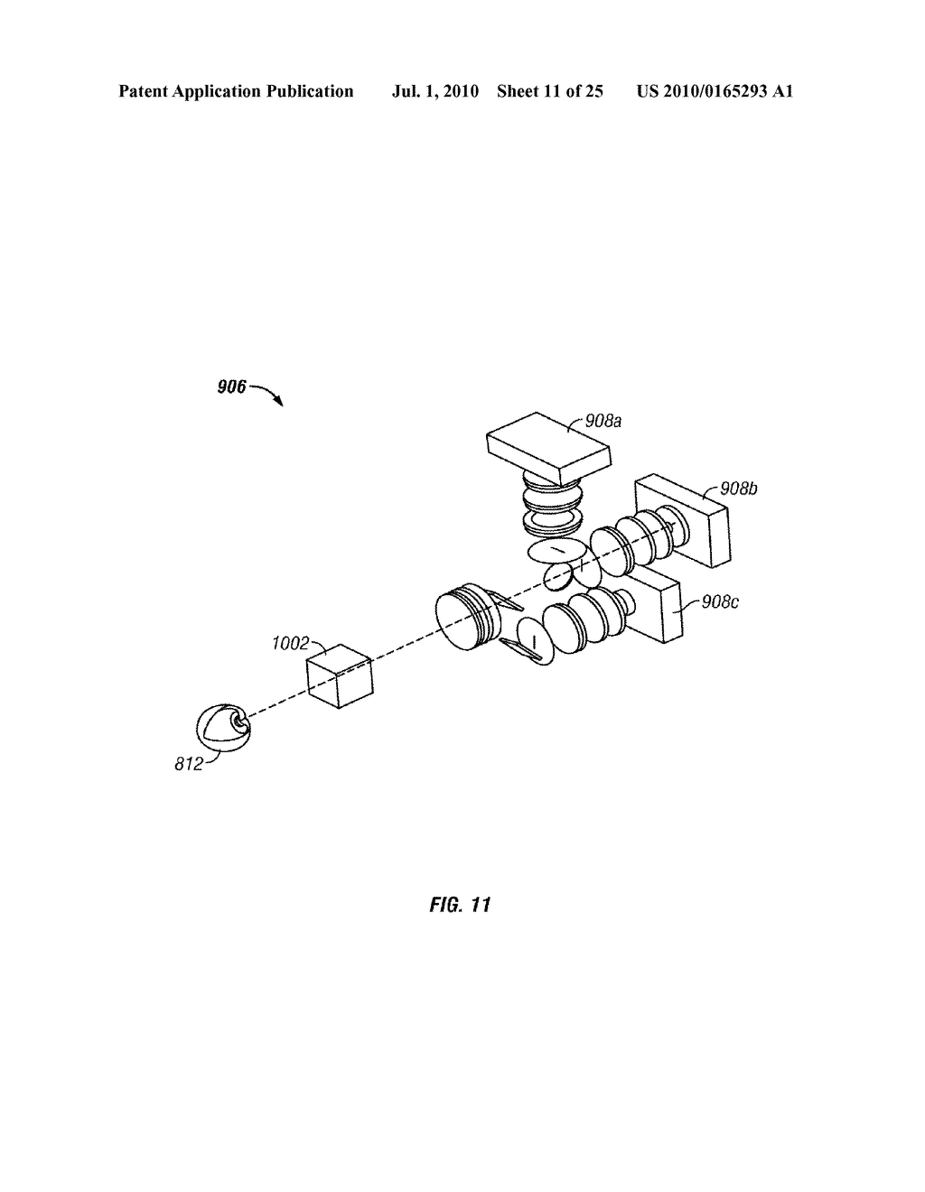 DUAL SCHEIMPFLUG SYSTEM FOR THREE-DIMENSIONAL ANALYSIS OF AN EYE - diagram, schematic, and image 12