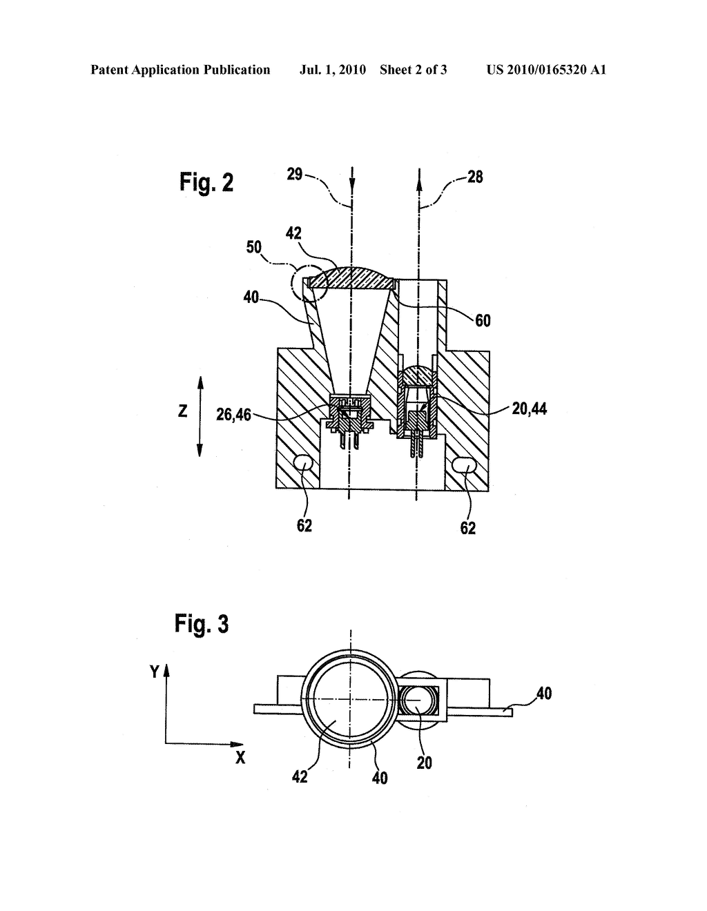 METHOD FOR MOUNTING AND ADJUSTING AN ELECTRO-OPTICAL DEVICE AND MEASURING DEVICE MOUNTED AND ADJUSTED BY MEANS OF SUCH A METHOD - diagram, schematic, and image 03