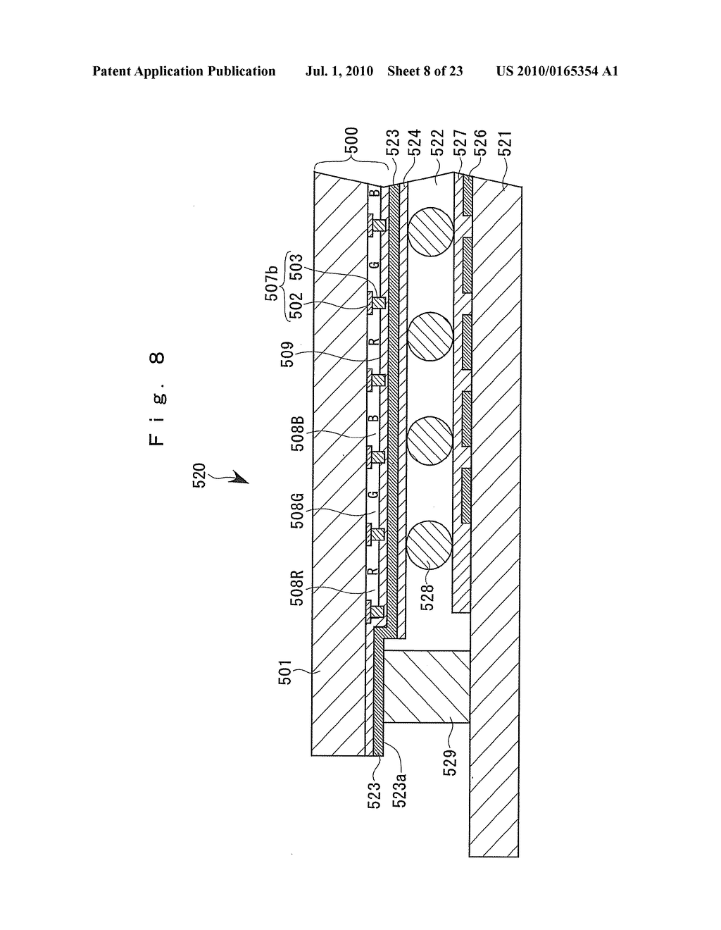 METHOD OF MEASURING TOPOLOGY OF FUNCTIONAL LIQUID DROPLET IN PIXEL, TOPOLOGY MEASURING APPARATUS OF FUNCTIONAL LIQUID IN PIXEL, LIQUID EJECTION APPARATUS, METHOD OF MANUFACTURING ELECTRO-OPTICAL APPARATUS, ELECTRO-OPTICAL APPARATUS, AND ELECTRONIC APPARATUS - diagram, schematic, and image 09