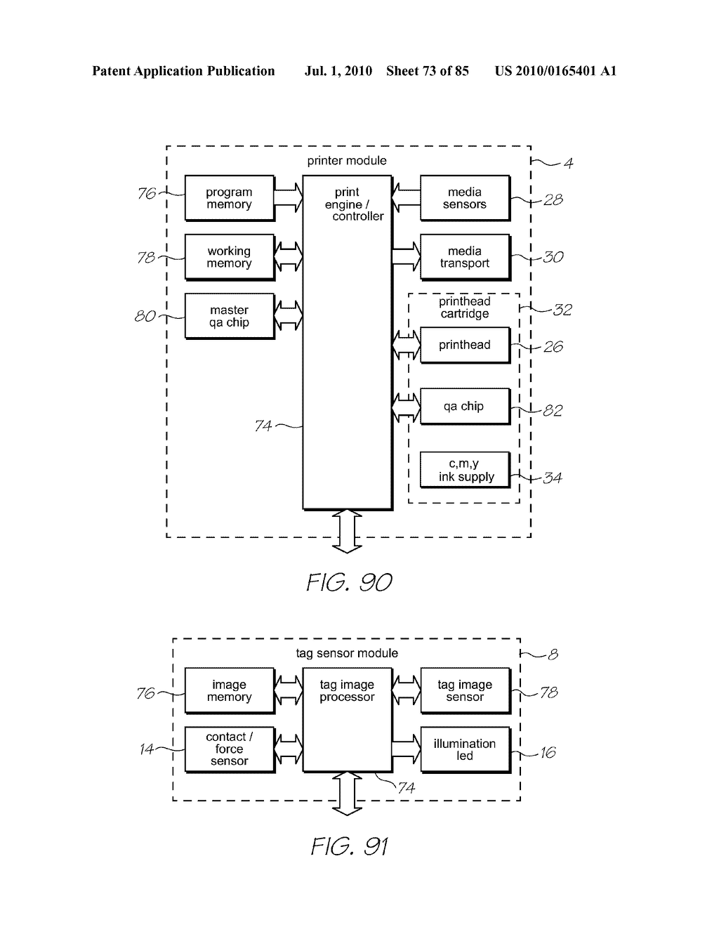 MOBILE DEVICE FOR PRINTING A SECURITY IDENTIFICATION - diagram, schematic, and image 74