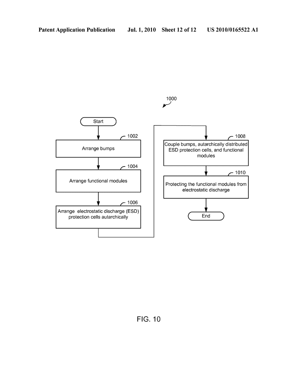 DISTRIBUTION OF ELECTROSTATIC DISCHARGE (ESD) CIRCUITRY WITHIN AN INTEGRATED CIRCUIT - diagram, schematic, and image 13