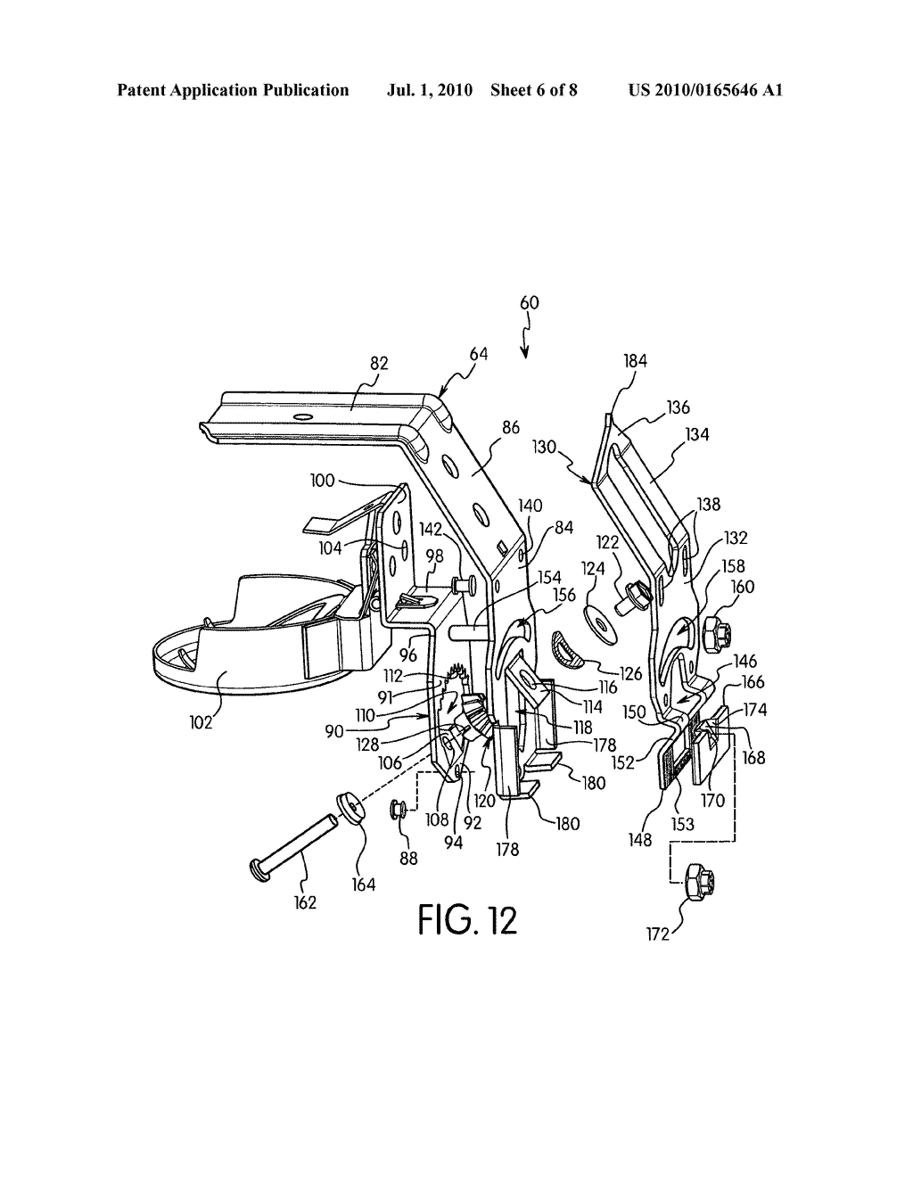 Lighting assembly and lamp aiming device - diagram, schematic, and image 07