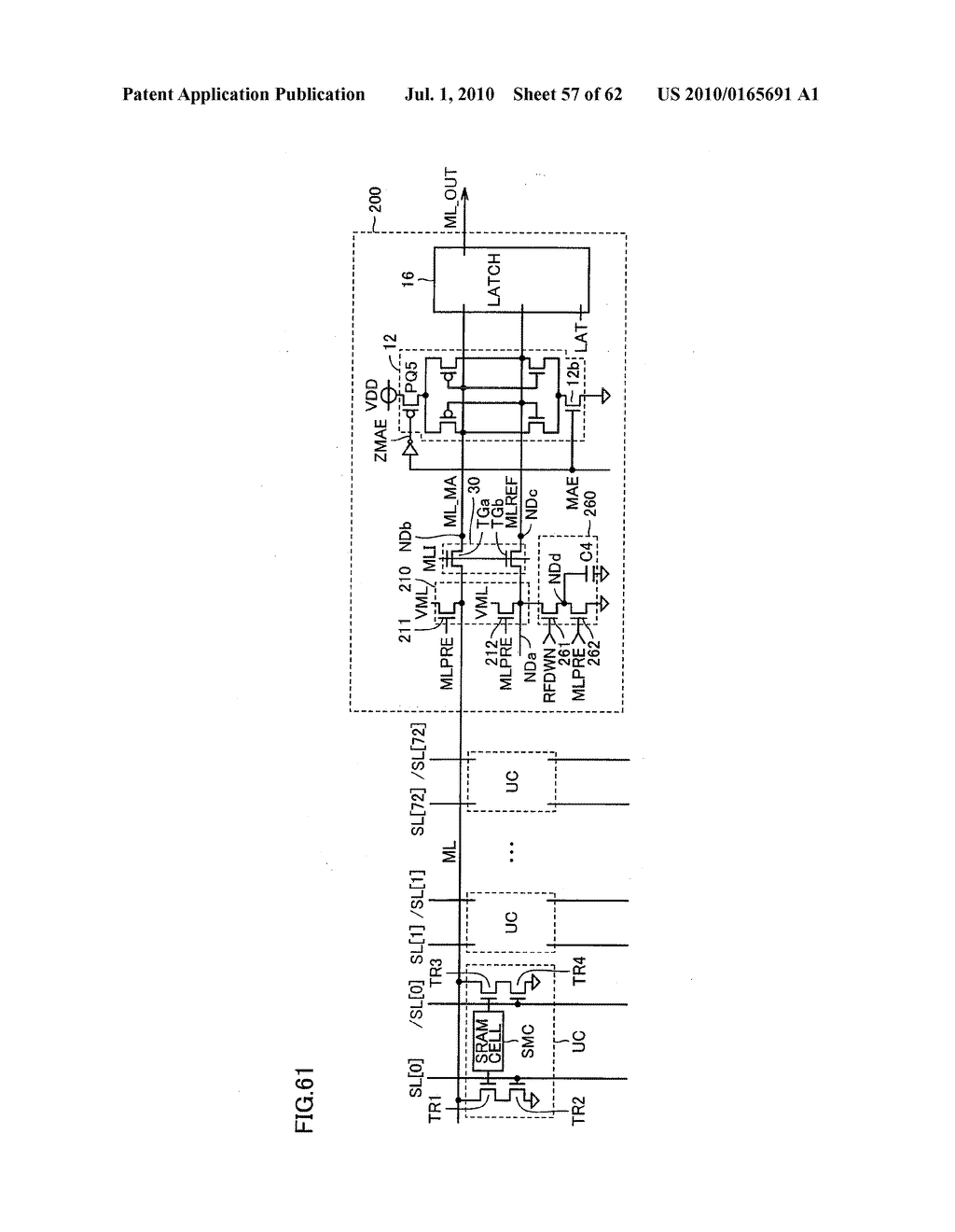 CONTENT ADDRESSABLE MEMORY - diagram, schematic, and image 58