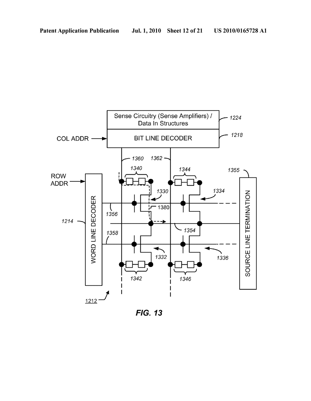 PHASE CHANGE DEVICE HAVING TWO OR MORE SUBSTANTIAL AMORPHOUS REGIONS IN HIGH RESISTANCE STATE - diagram, schematic, and image 13