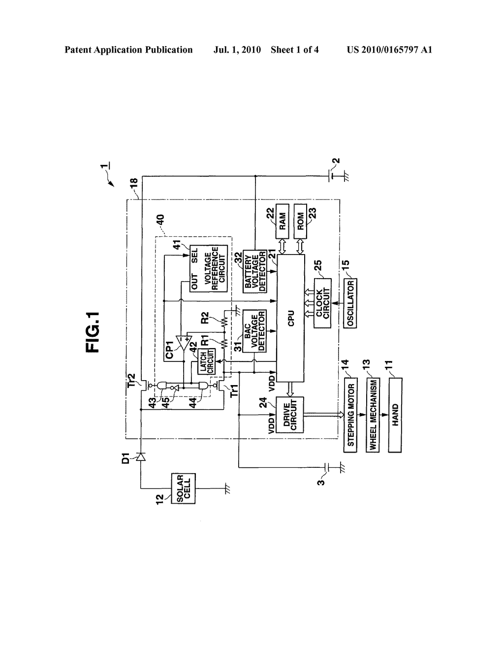 ELECTRONIC TIMEPIECE - diagram, schematic, and image 02