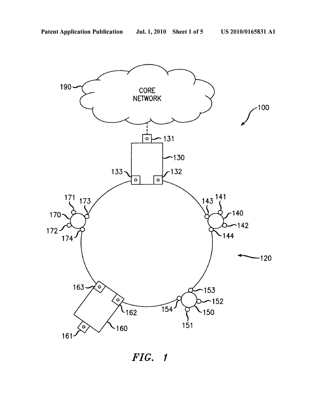 Load balancing and fault protection in aggregation networks - diagram, schematic, and image 02