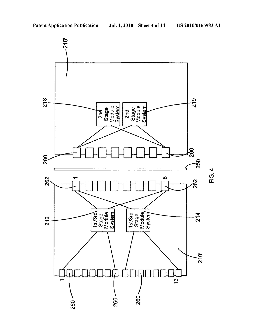 SYSTEM ARCHITECTURE FOR A SCALABLE AND DISTRIBUTED MULTI-STAGE SWITCH FABRIC - diagram, schematic, and image 05