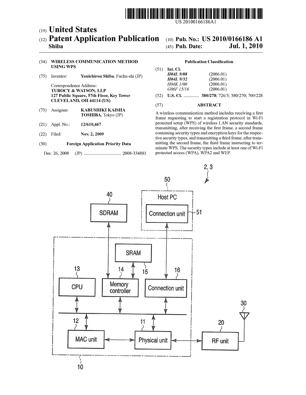 WIRELESS COMMUNICATION METHOD USING WPS - diagram, schematic, and image 01