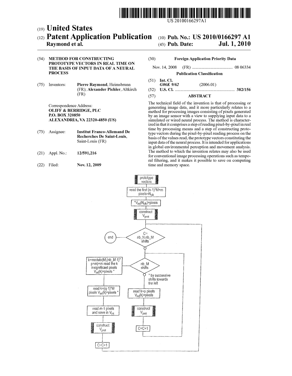 Method for constructing prototype vectors in real time on the basis of input data of a neural process - diagram, schematic, and image 01