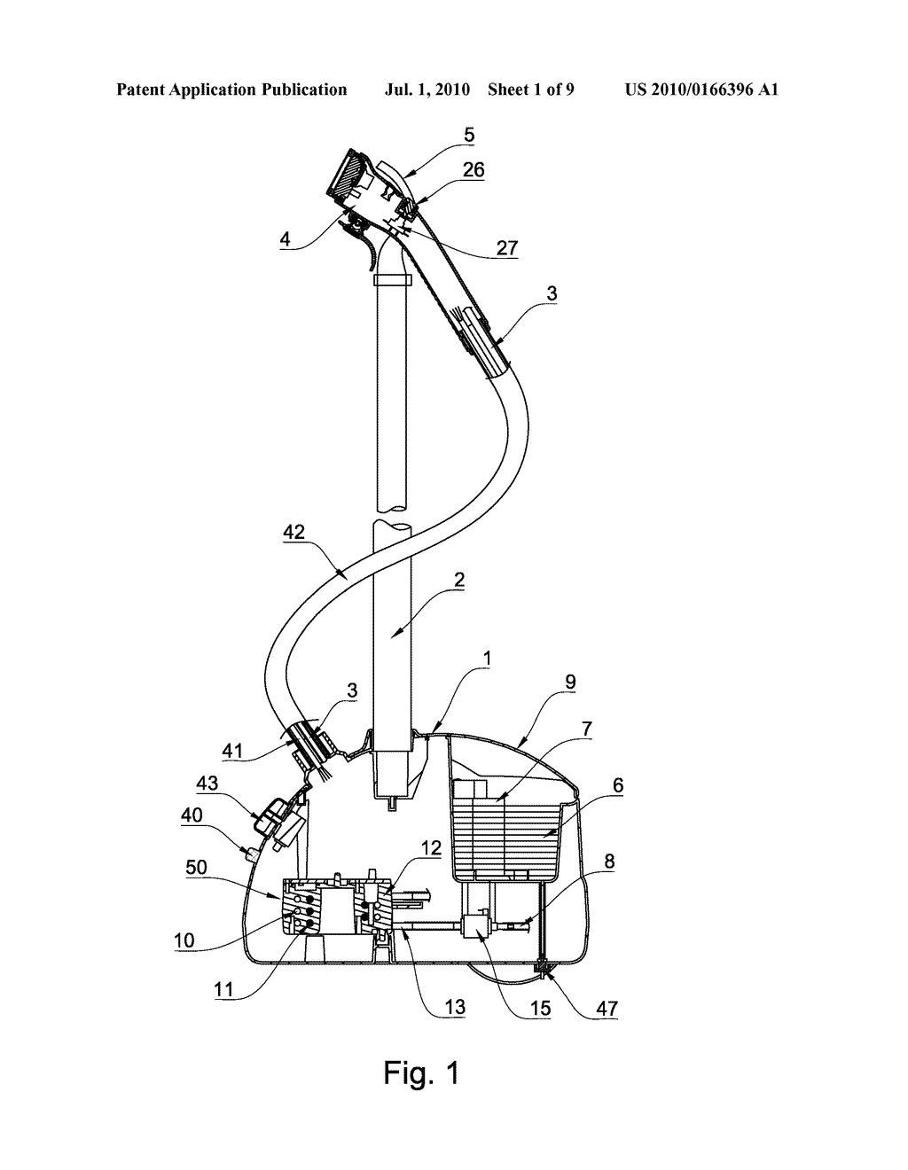 Repeated Evaporation Garment Steamer - diagram, schematic, and image 02