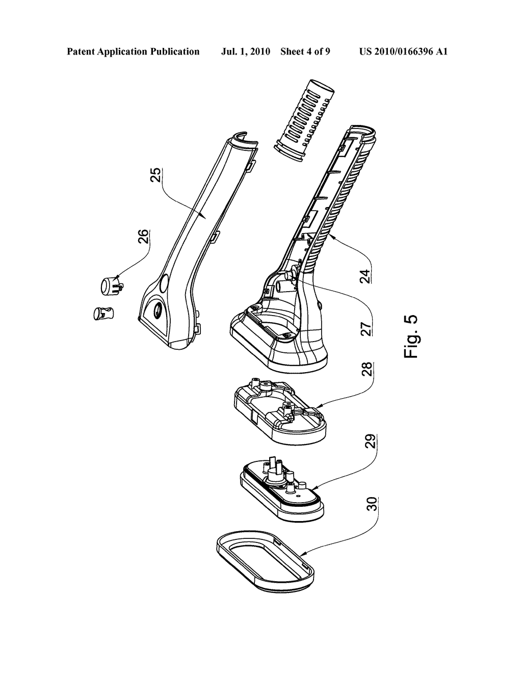Repeated Evaporation Garment Steamer - diagram, schematic, and image 05
