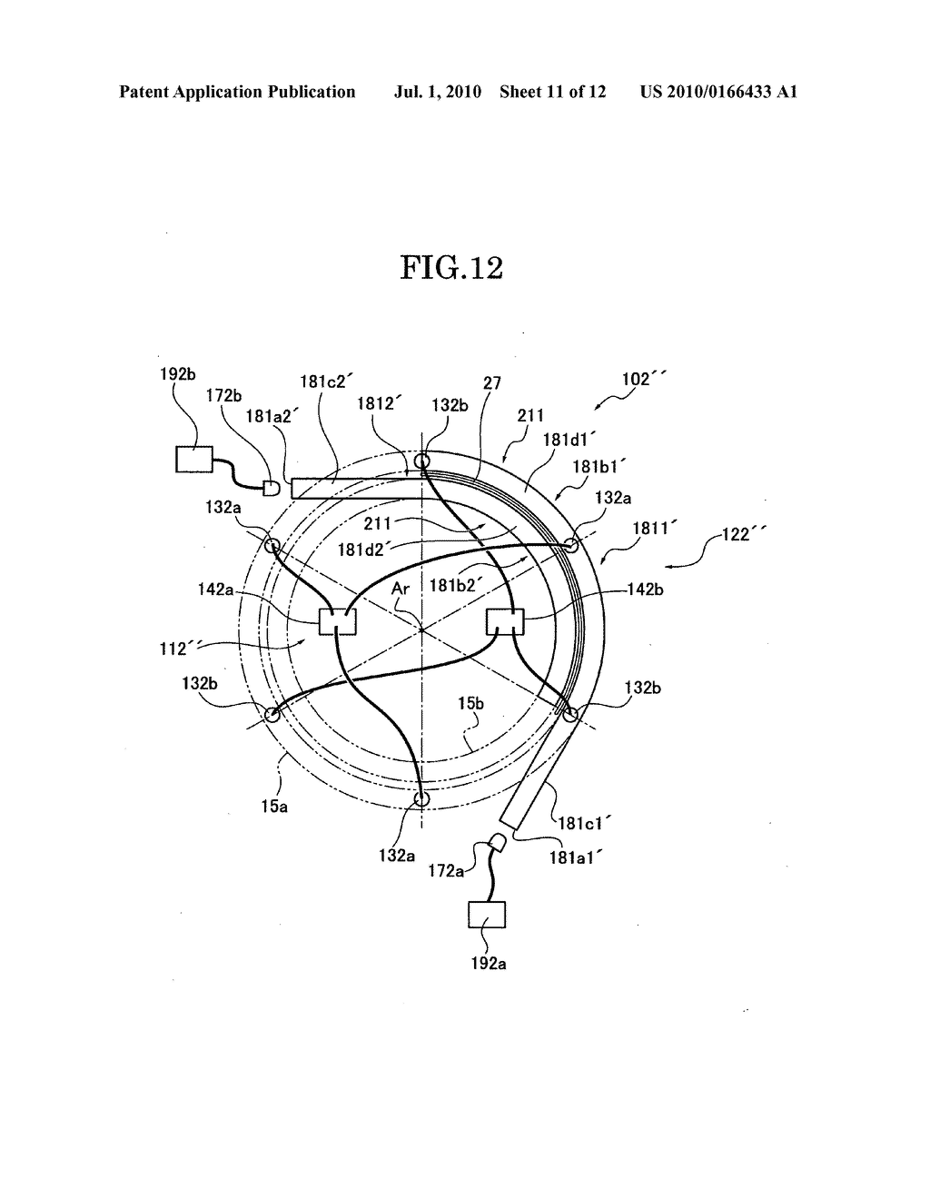 Optical signal transfer device - diagram, schematic, and image 12