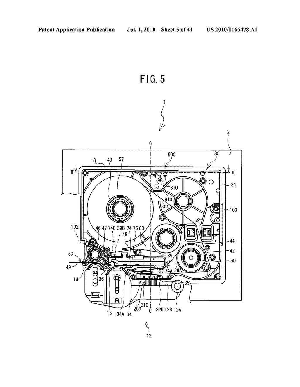 TAPE PRINTER - diagram, schematic, and image 06