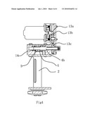 PAY-OUT AND TAKE-UP DEVICE FOR TIGHTENER diagram and image