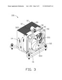 HEAT DISSIPATION DEVICE AND FAN ASSEMBLY THEREOF diagram and image