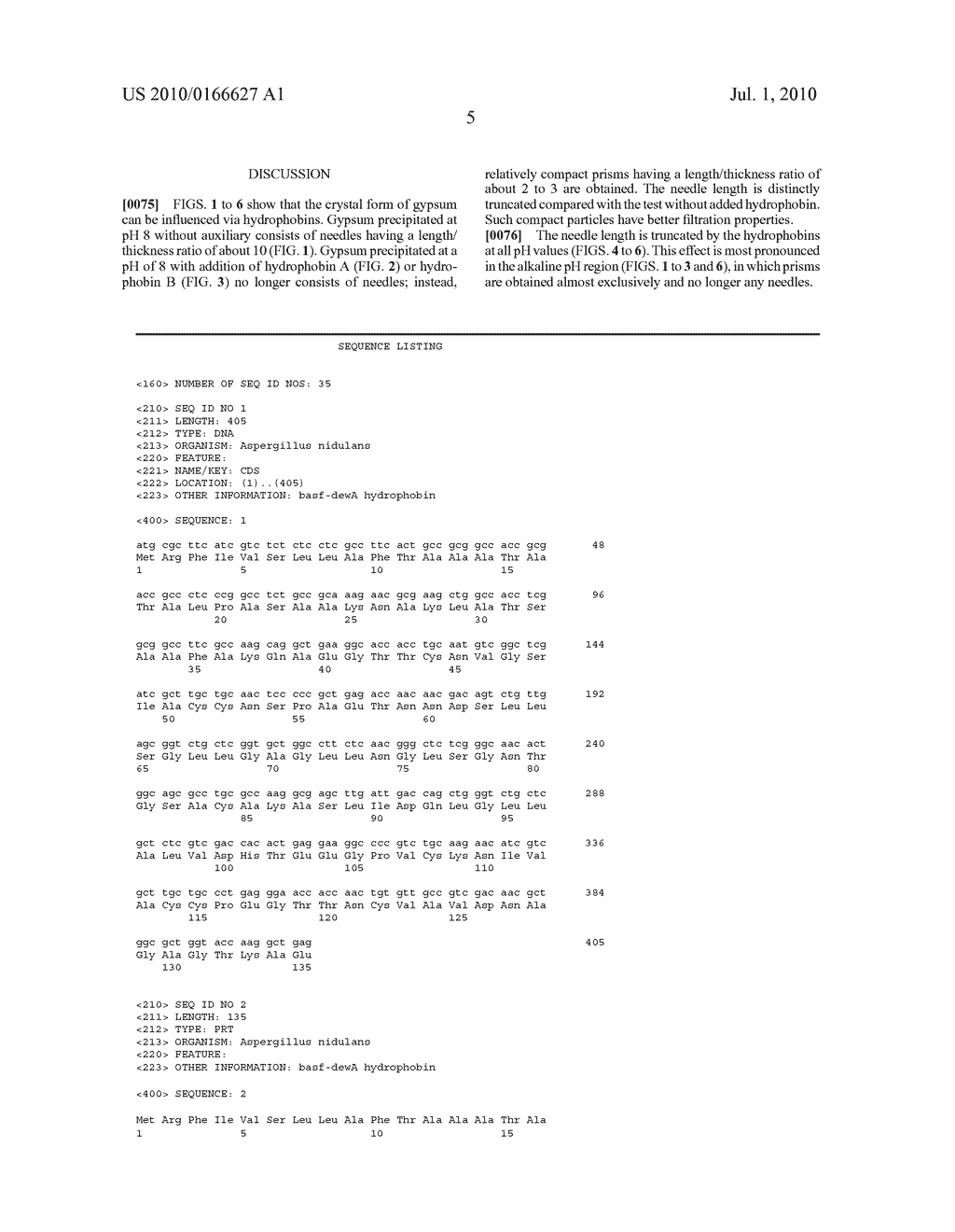 USE OF HYDROPHOBINS AS ADDITIVES IN THE CRYSTALLIZATION OF SOLIDS - diagram, schematic, and image 08