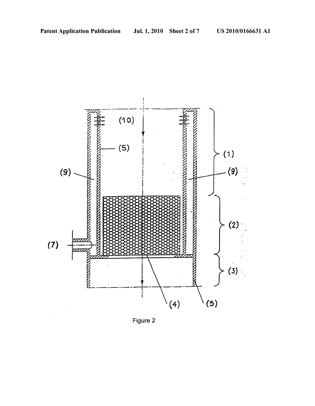 DEVICE AND METHOD FOR CATALYTIC GAS PHASE REACTION AND THE USE THEREOF - diagram, schematic, and image 03