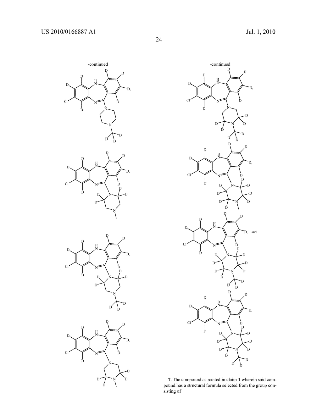 DIBENZO[b,e][1,4]DIAZEPINE MODULATORS OF DOPAMINE RECEPTORS, SEROTONIN RECEPTORS, ADRENERGIC RECEPTORS, ACETYLCHOLINE RECEPTORS, AND/OR HISTAMINE RECEPTORS - diagram, schematic, and image 25