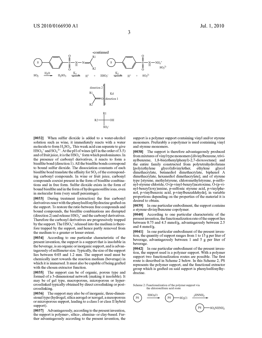 PROCESS FOR EXTRACTING CARBONYLATED COMPOUNDS FROM A DRINK BY LIQUID-SOLID EXTRACTION WITH A FUNCTIONALIZED INERT SUPPORT - diagram, schematic, and image 04