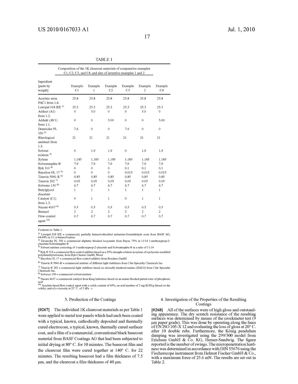 HIGHLY SCRATCH-RESISTANT COATINGS HAVING GOOD WEATHERING AND CRACK RESISTANCE - diagram, schematic, and image 20