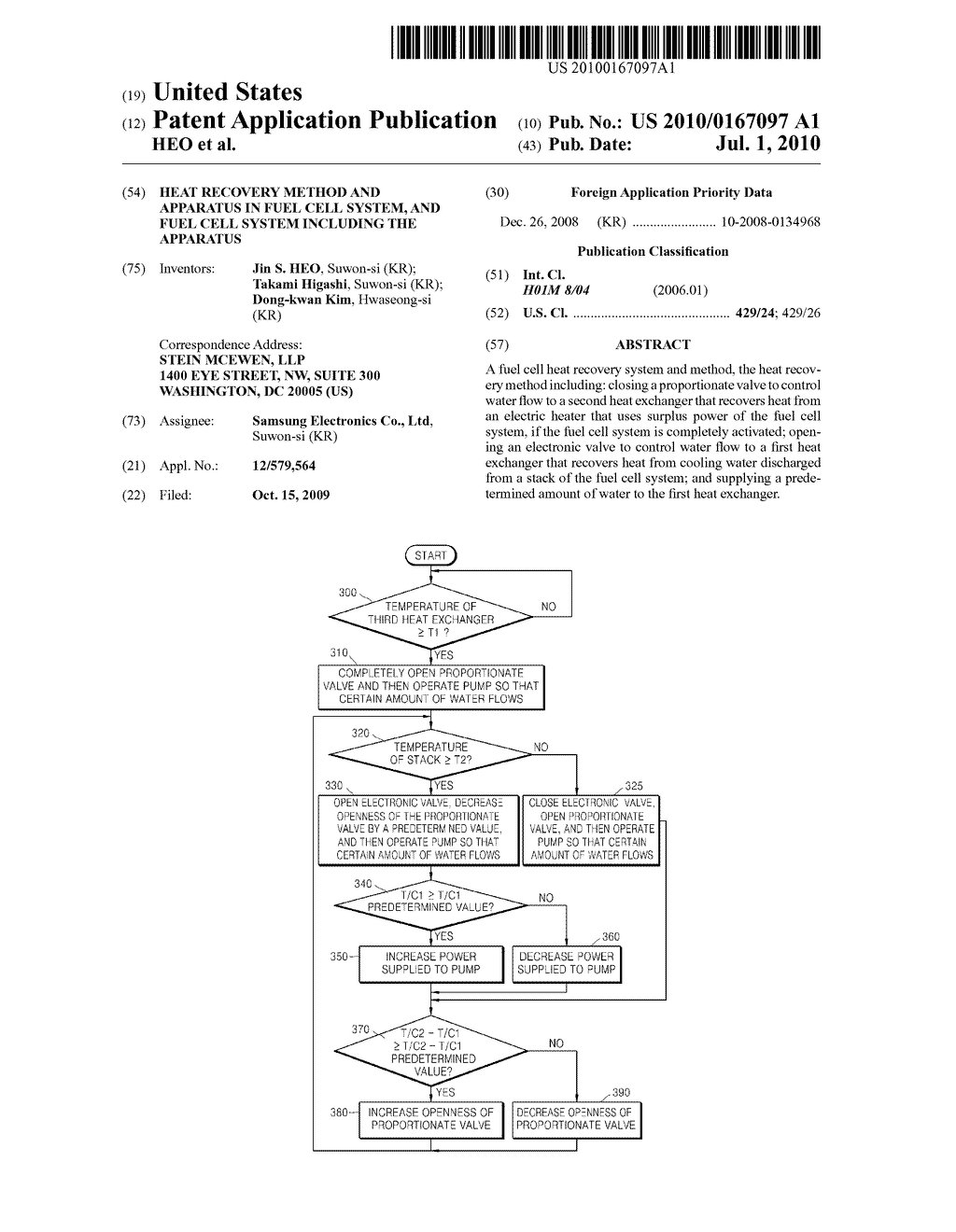 HEAT RECOVERY METHOD AND APPARATUS IN FUEL CELL SYSTEM, AND FUEL CELL SYSTEM INCLUDING THE APPARATUS - diagram, schematic, and image 01